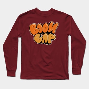 BoomBap - Hip Hop - oldschool graffiti Long Sleeve T-Shirt